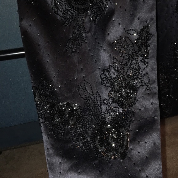 Arden B luxe beaded silk blend evening jacket WOW - Picture 2 of 10